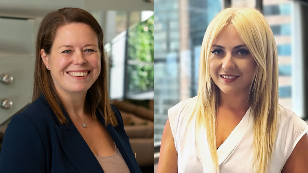 Dicker Data's Sarah Loiterton and TechClick's Regina Melamed